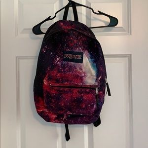 Jansport Purple Galaxy Backpack